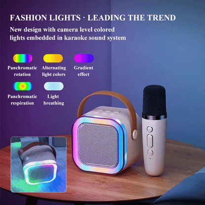 VibeSing™ Bluetooth Karaoke Machine, Hi-Fi Sound, Deep Bass🎶🎶